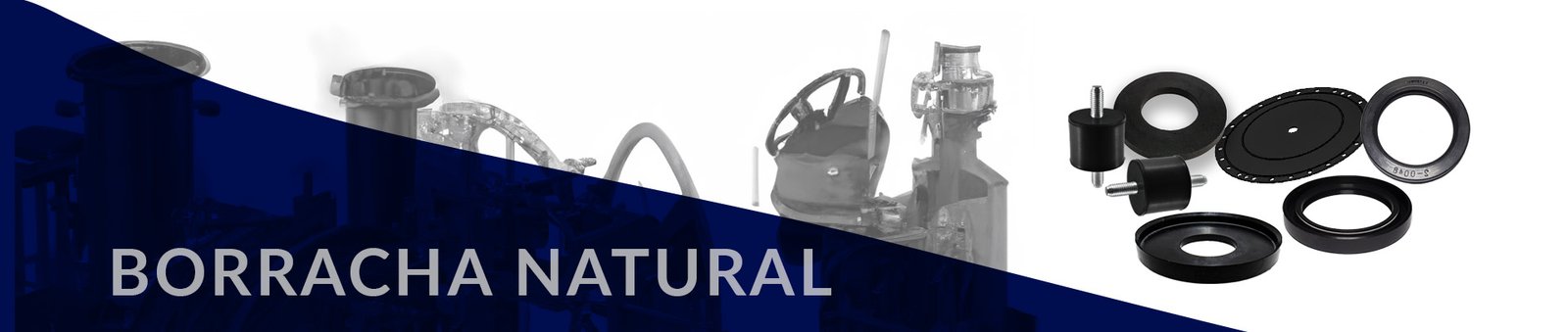 banner de borracha natural
